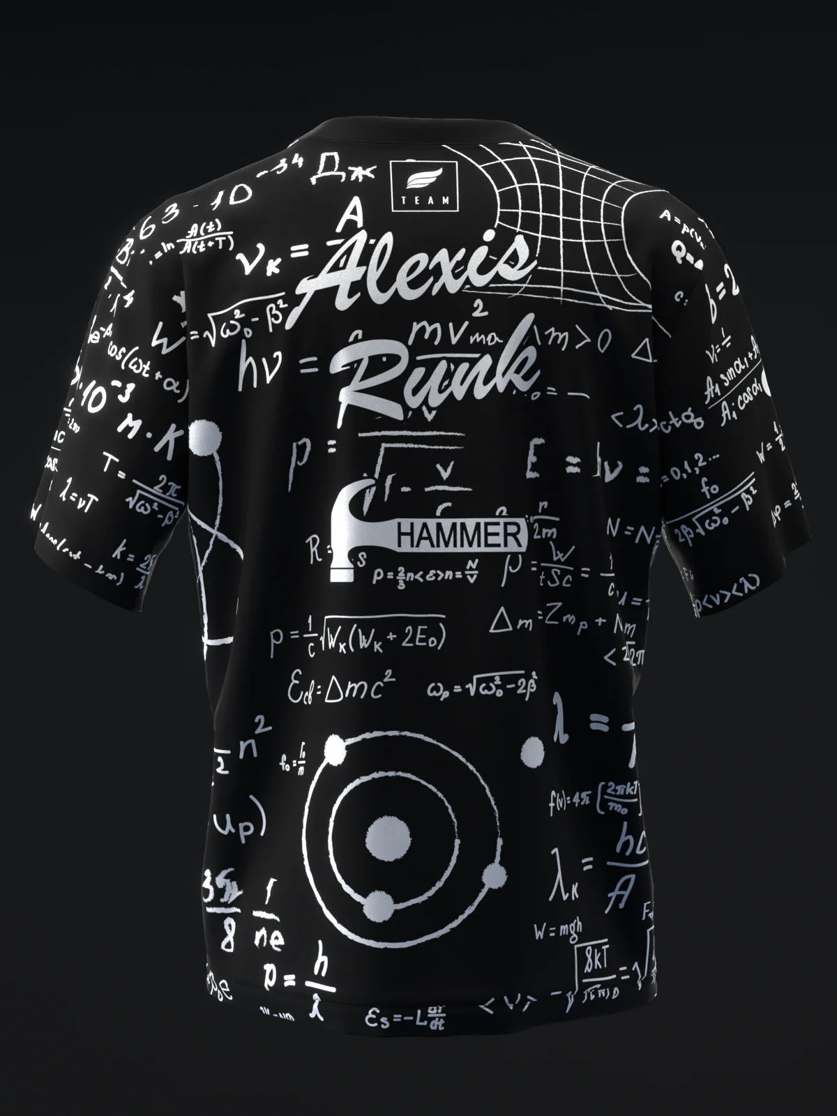 Alexis Runk 2025 - Physics Equations - Bowling Jersey - Image 4