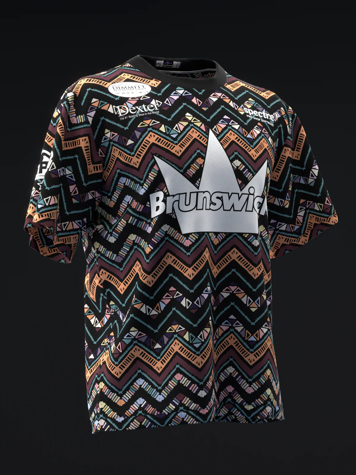 Ashly Galante 2025 - Zigzag Retro - Bowling Jersey - Image 3