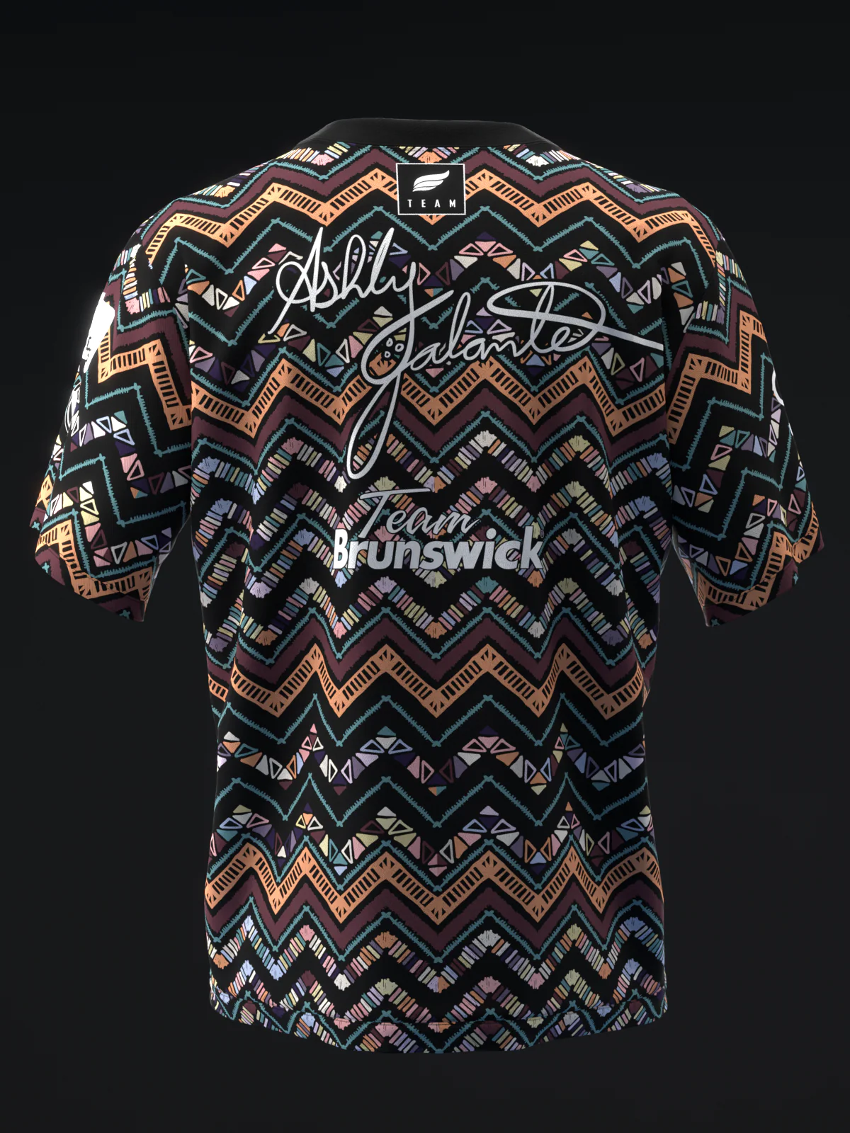 Ashly Galante 2025 - Zigzag Retro - Bowling Jersey - Image 5