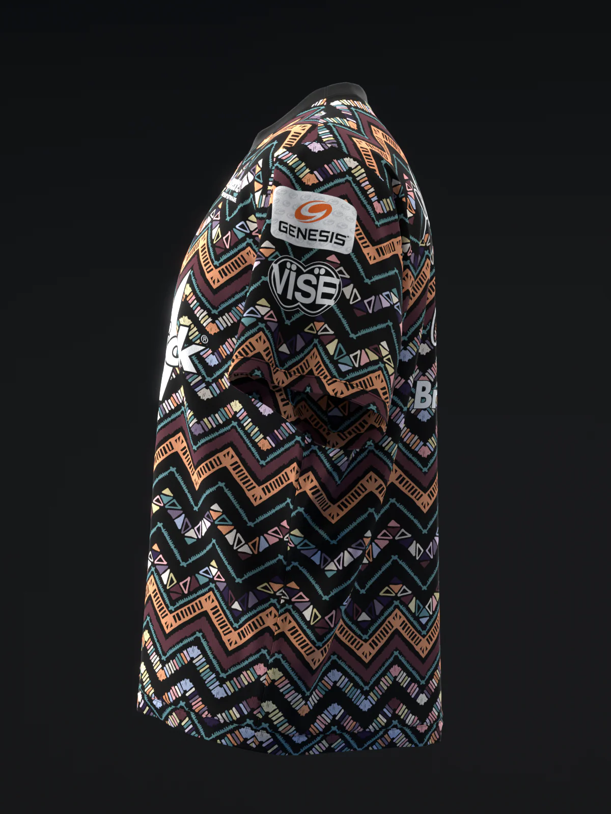 Ashly Galante 2025 - Zigzag Retro - Bowling Jersey - Image 6