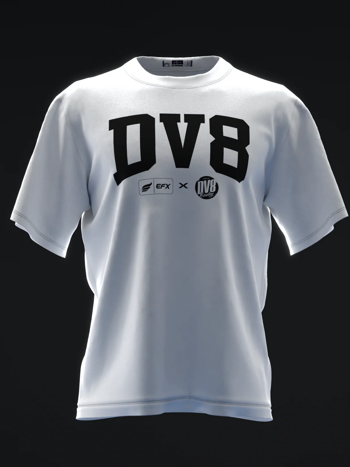 Athletic - White - Bowling T Shirt - Image 4