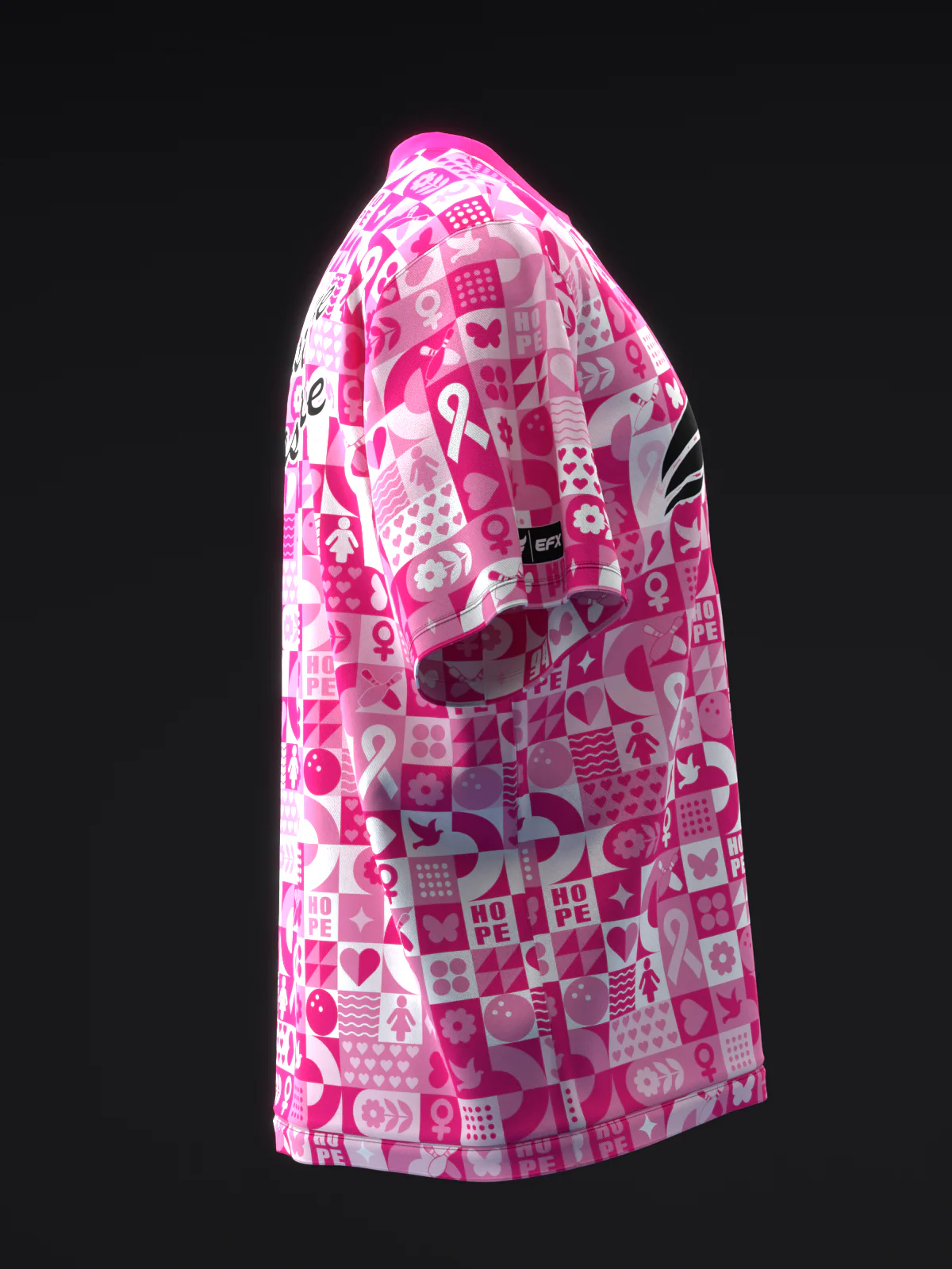 BC Collage - Pink - Bowling Jersey - Image 4