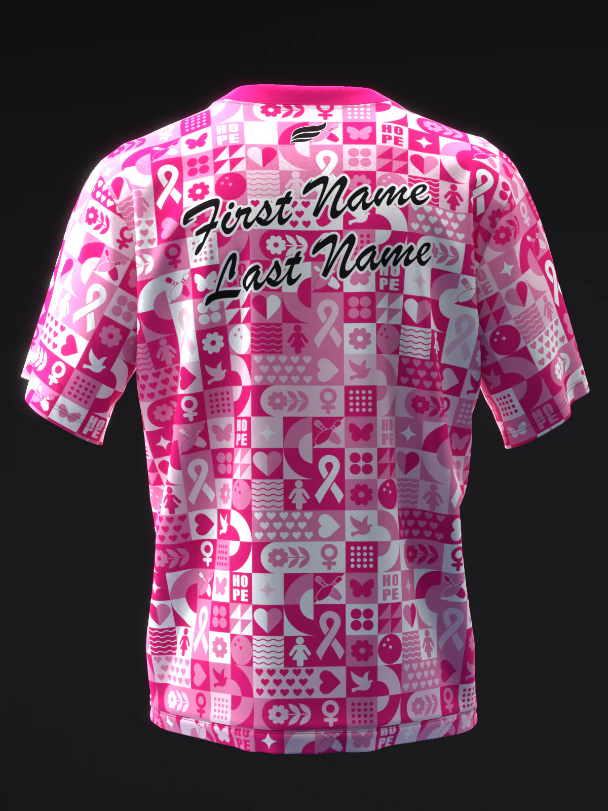 BC Collage - Pink - Bowling Jersey - Image 5
