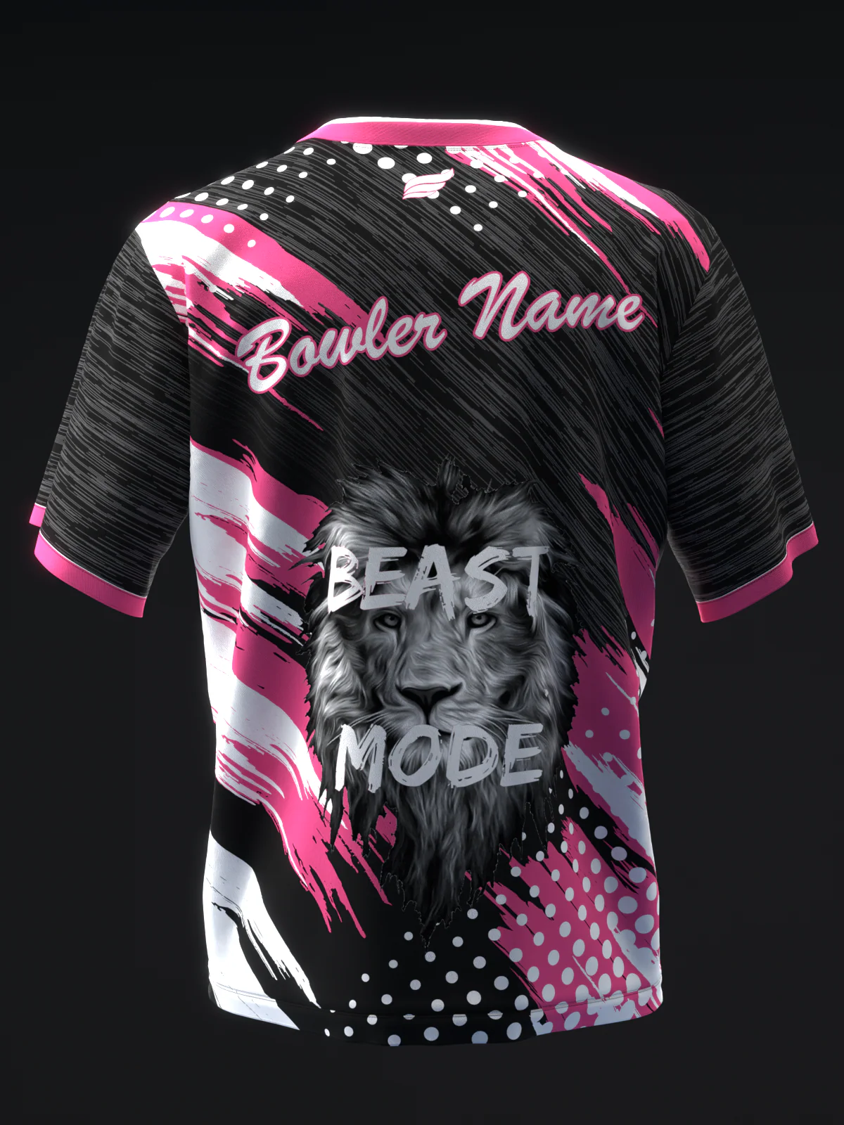 Beast Of The East - Doxure Black Gray Pink - Bowling Jersey - Image 5