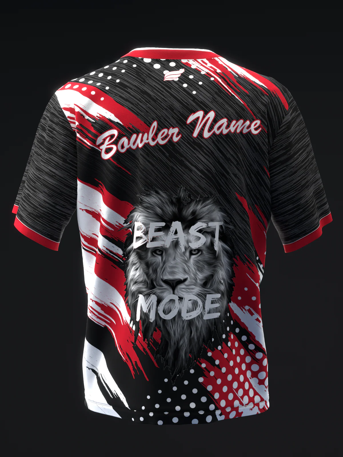 Beast Of The East - Doxure Black Gray Red - Bowling Jersey - Image 5