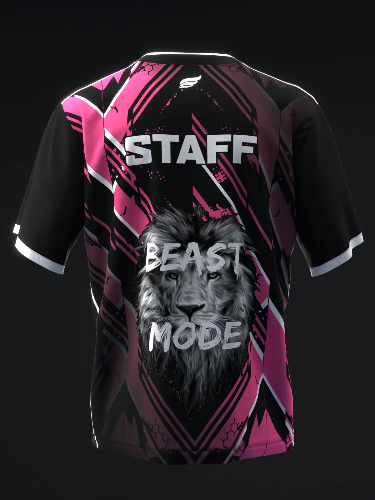 Beast Of The East - Staff Moire Pink Black - Bowling Jersey - Image 5