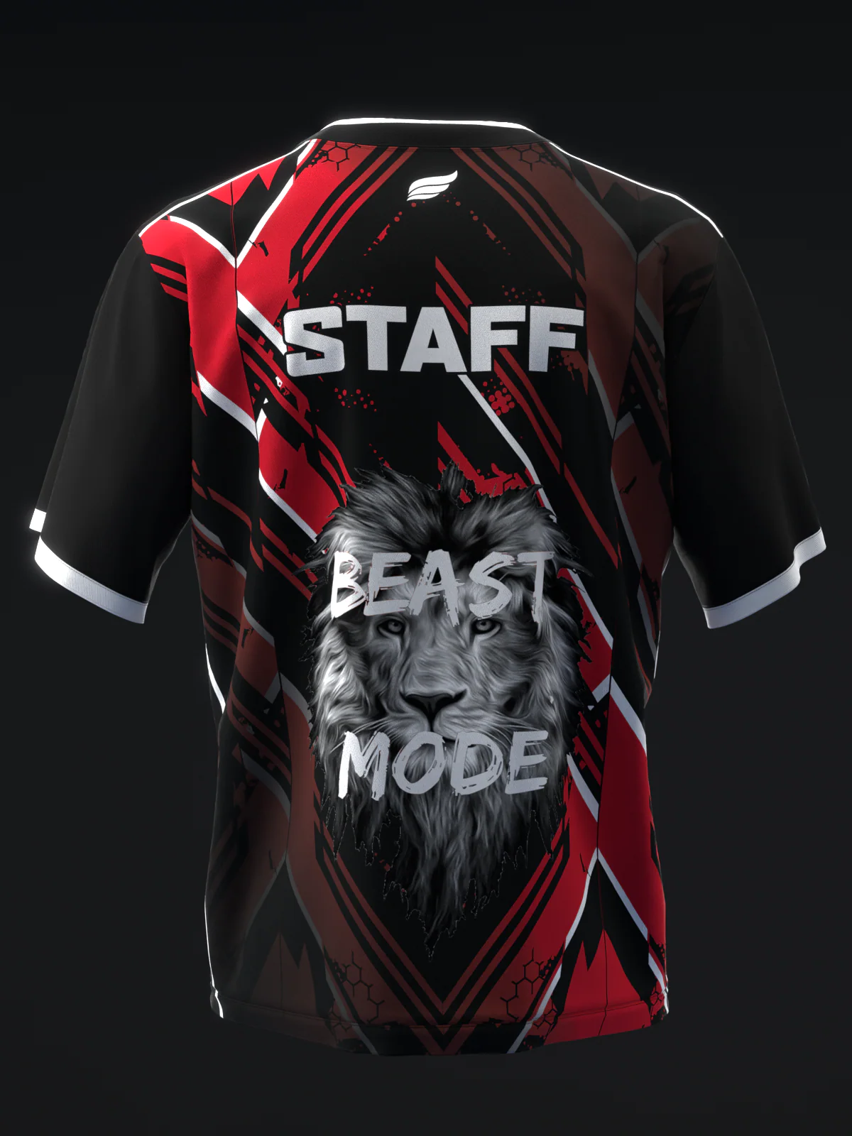 Beast Of The East - Staff Moire Red Black - Bowling Jersey - Image 5