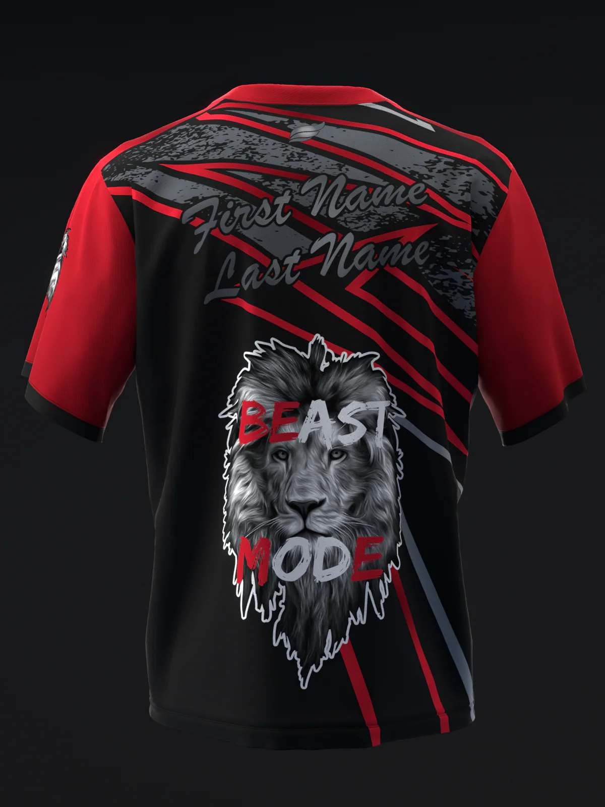 Beast of the East - Grange Charcoal Red - Bowling Jersey - Image 5