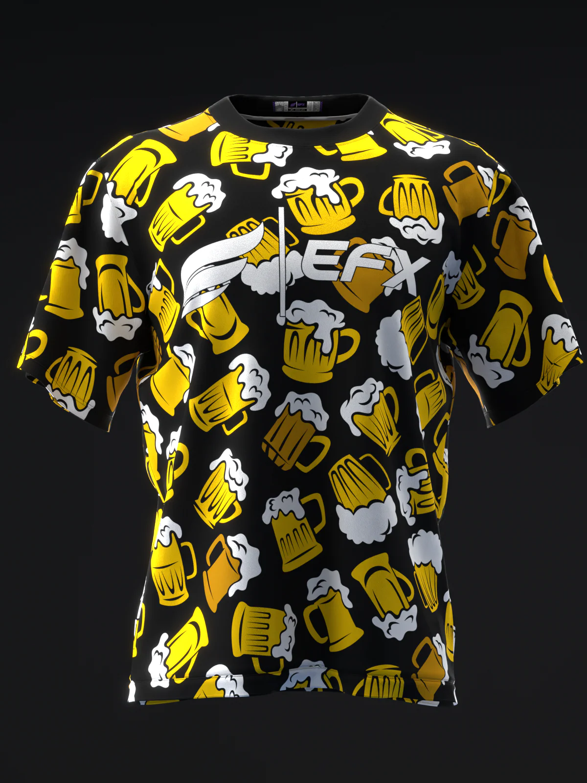 Beer - Black - Bowling Jersey - Image 2