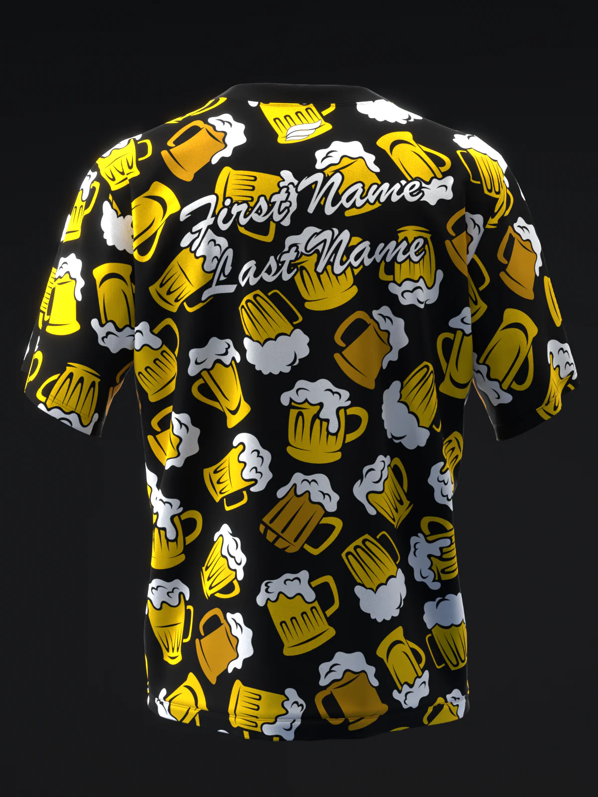 Beer - Black - Bowling Jersey - Image 5