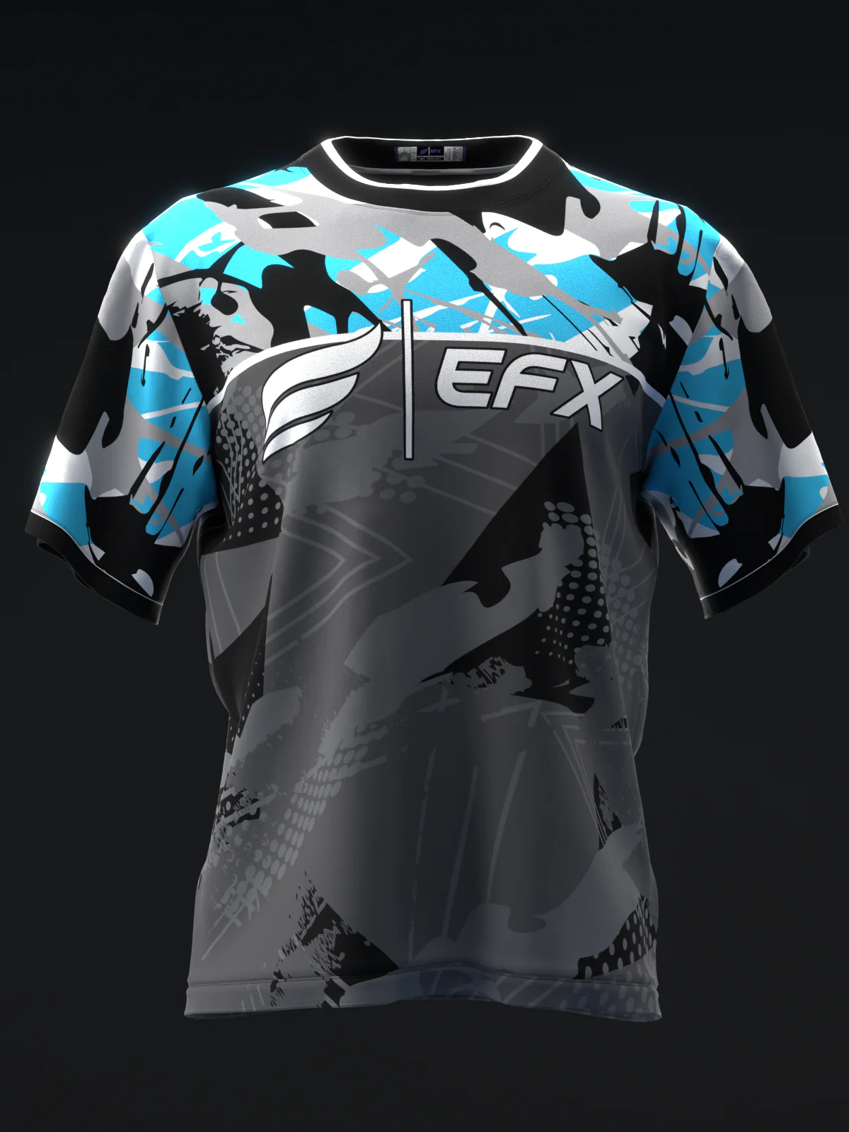 Blanko - Blue - Bowling Jersey - Image 2