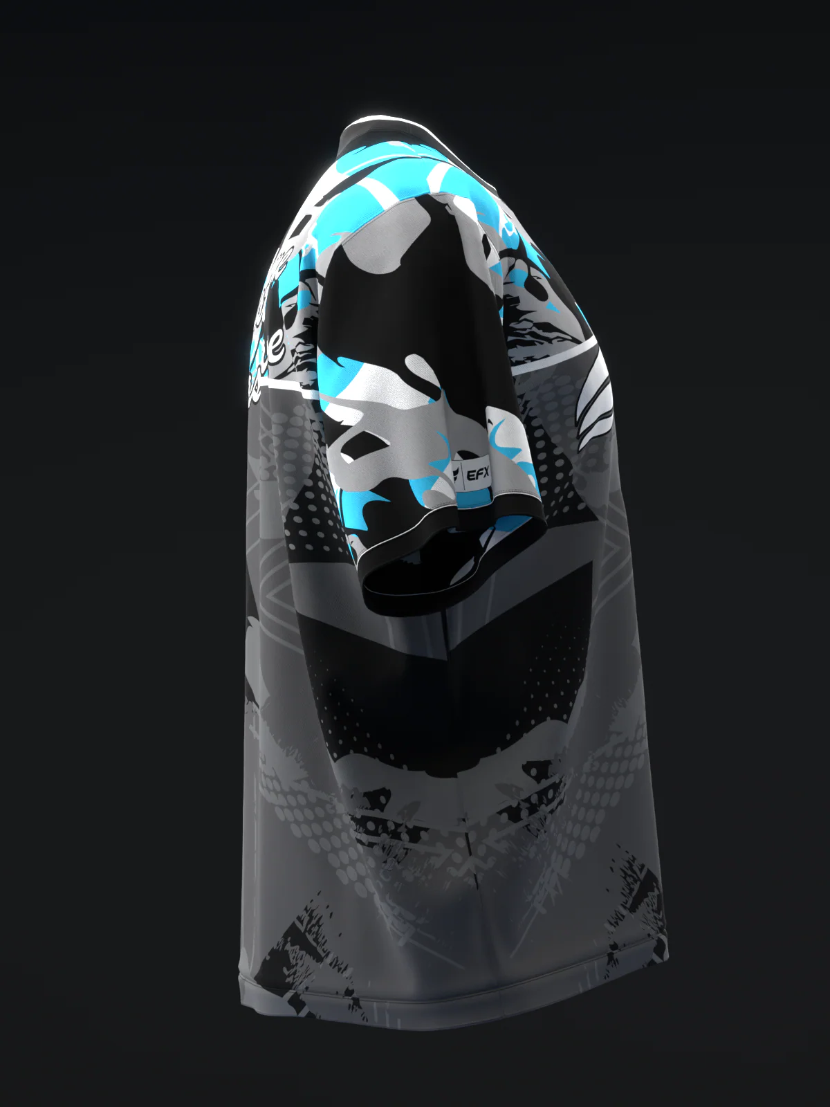 Blanko - Blue - Bowling Jersey - Image 4