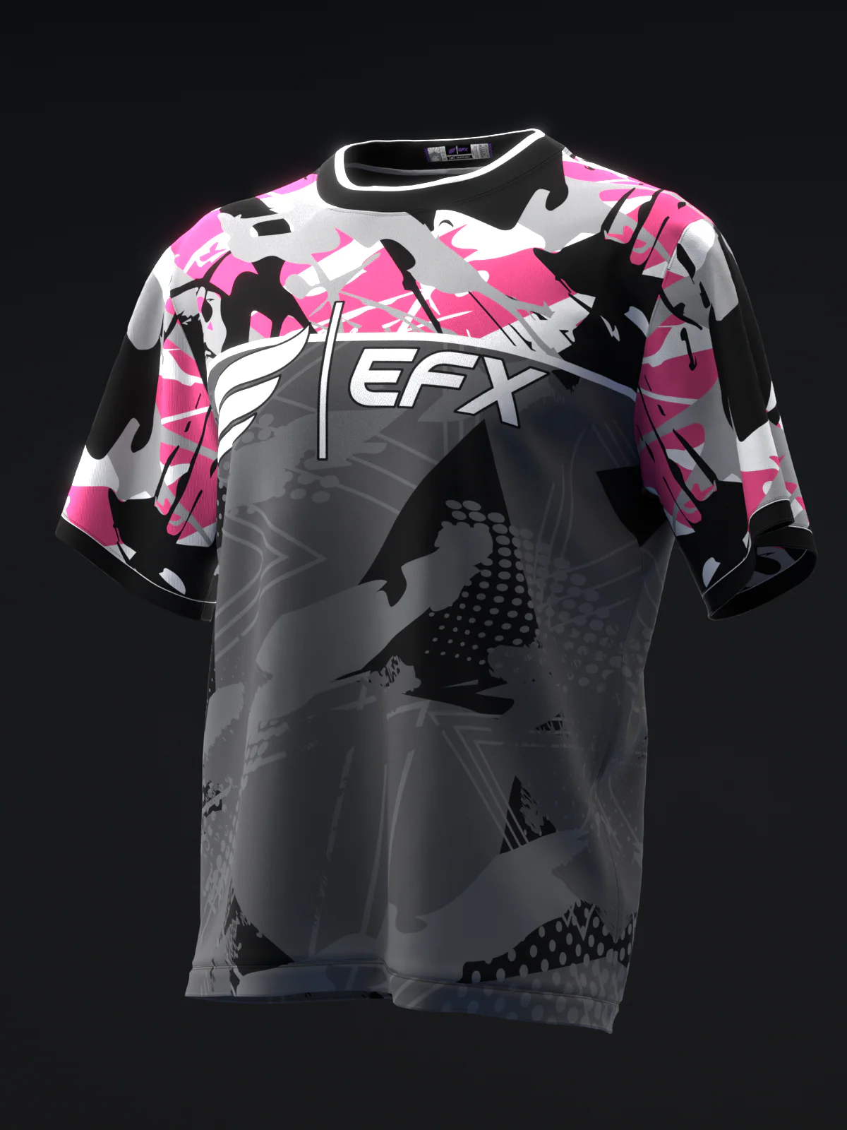 Blanko - Pink - Bowling Jersey