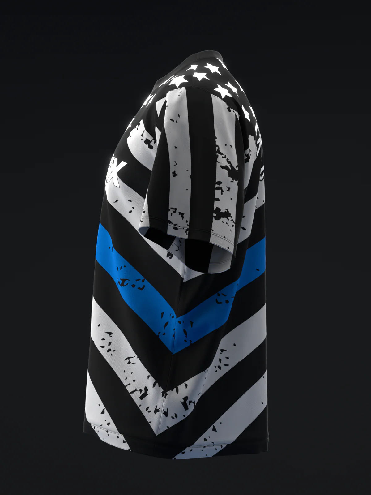 Blue Lives 2 - Black Blue - Bowling Jersey - Image 6