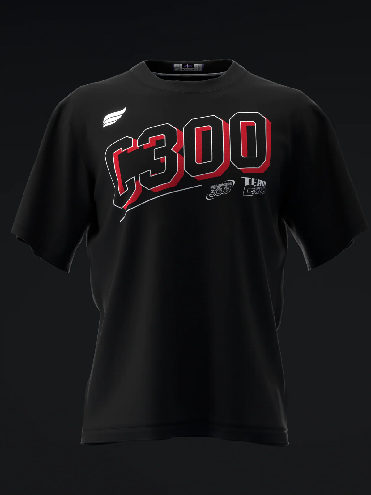 Bold - Black - Bowling T Shirt - Image 3