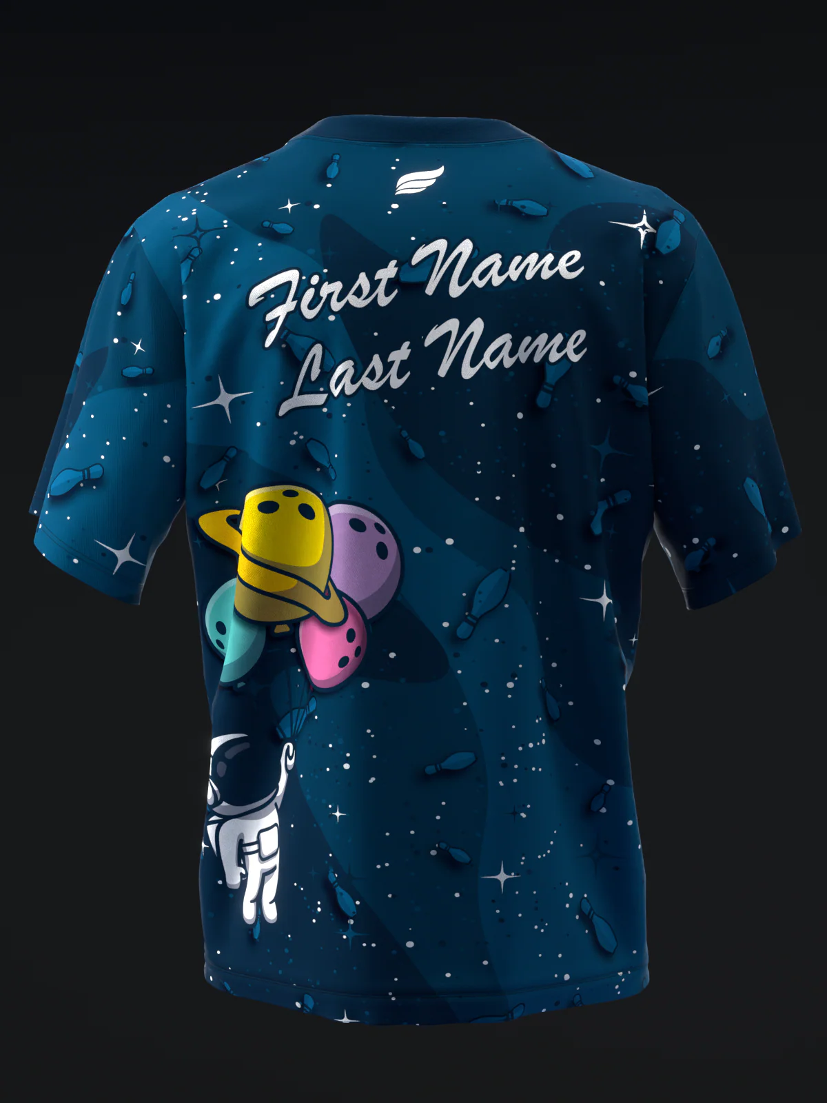 Bowloons - Blue - Bowling Jersey - Image 5