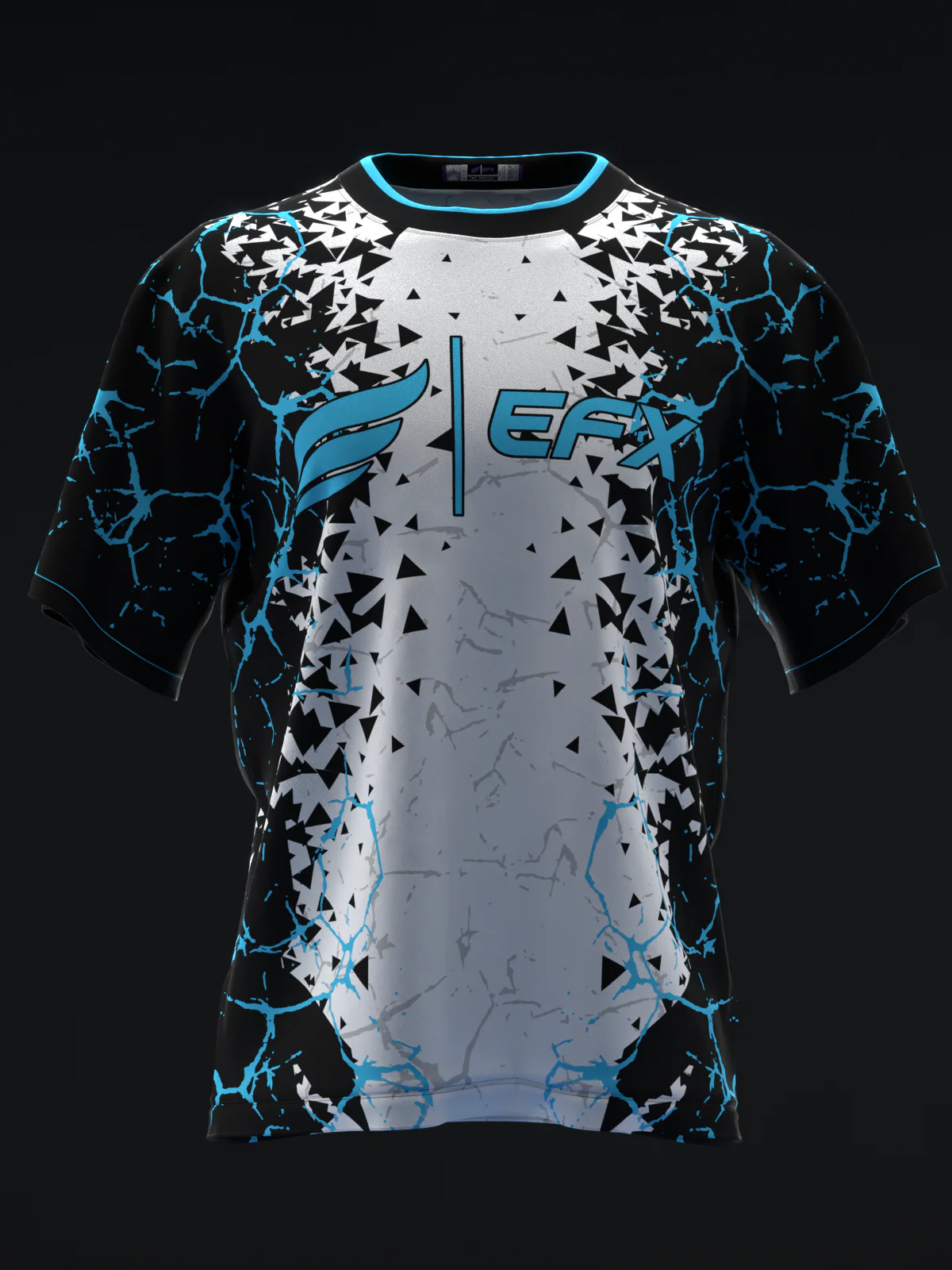 Brox - Black Blue - Bowling Jersey - Image 2