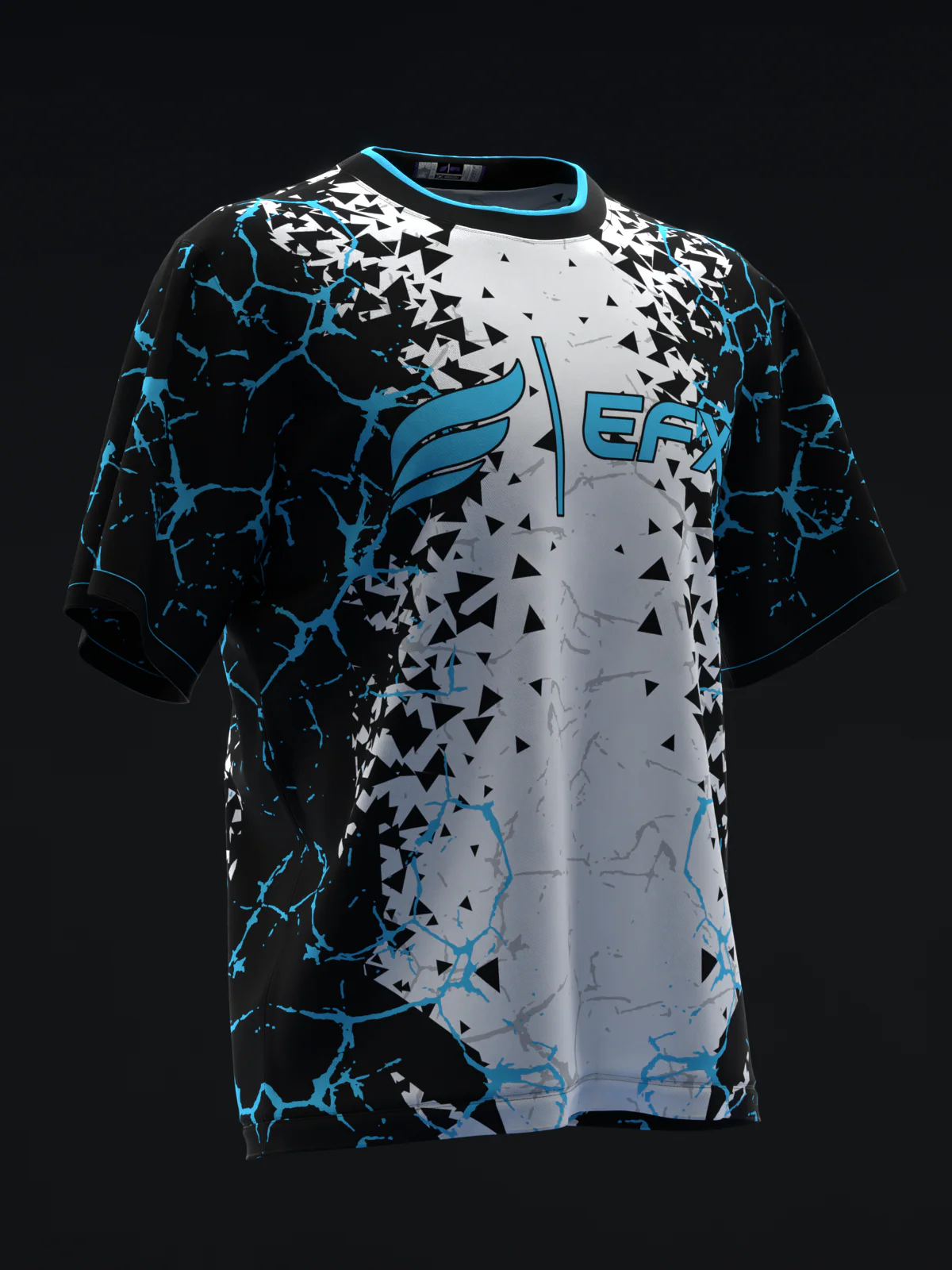 Brox - Black Blue - Bowling Jersey - Image 3