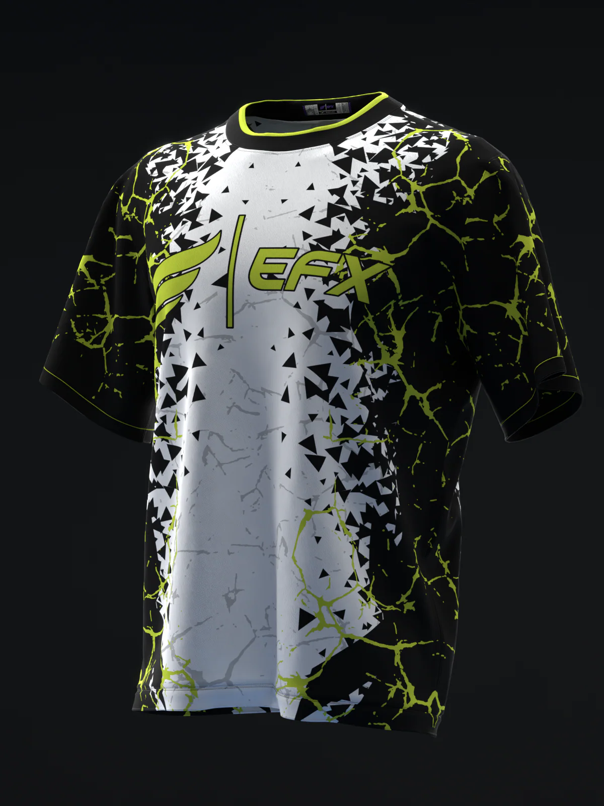 Brox - Black Lime - Bowling Jersey