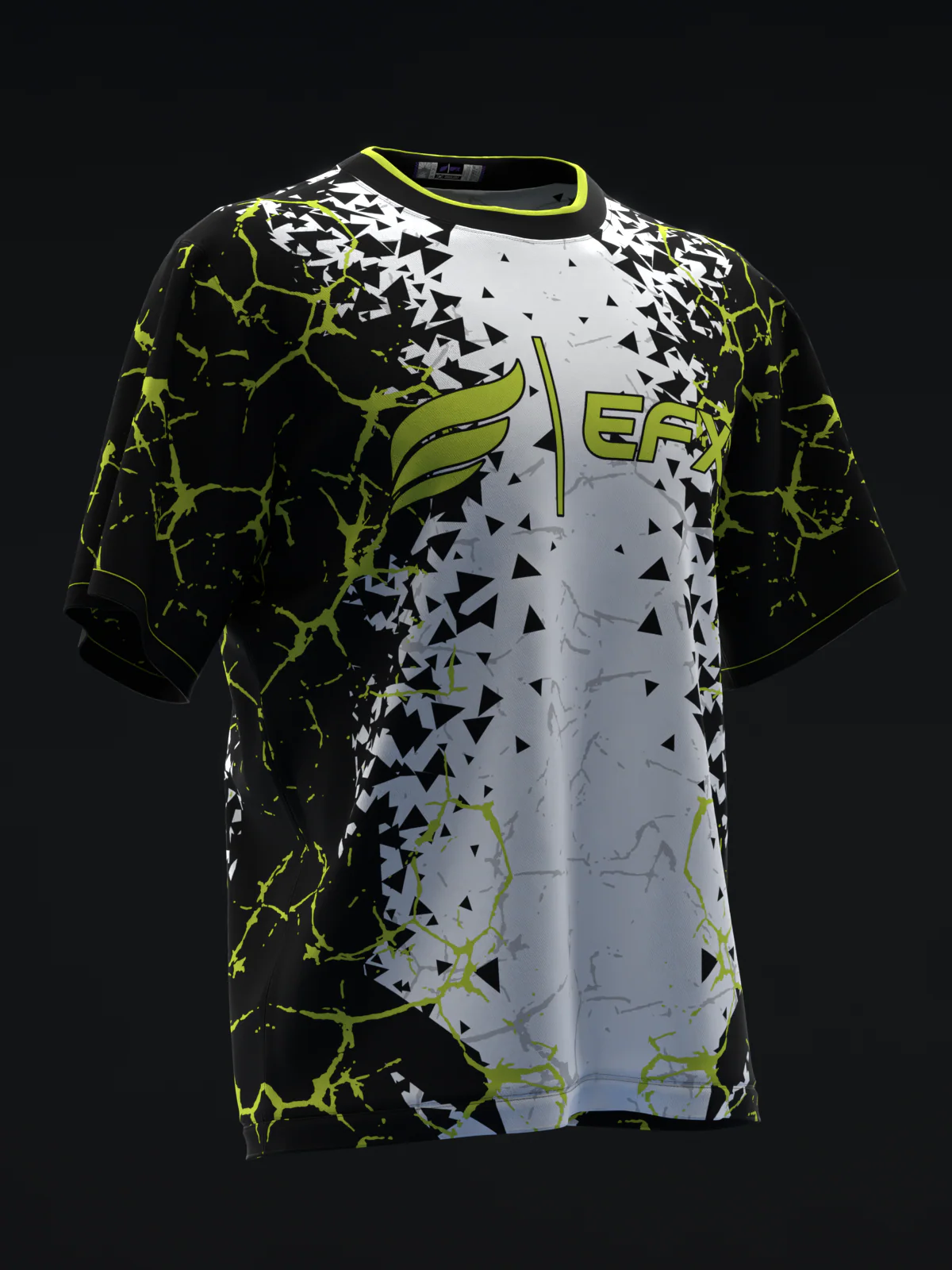 Brox - Black Lime - Bowling Jersey - Image 3