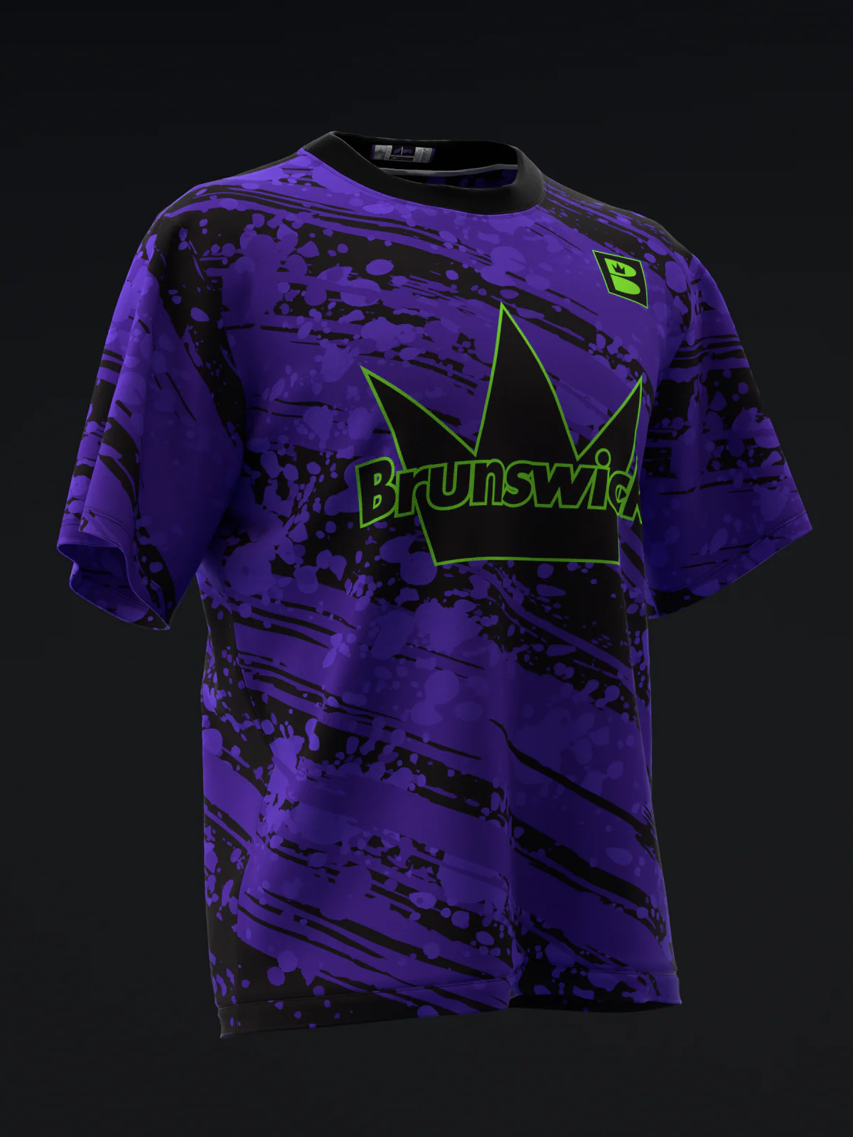 Brunswick - Crown 78U Neon - Bowling Jersey - Image 3