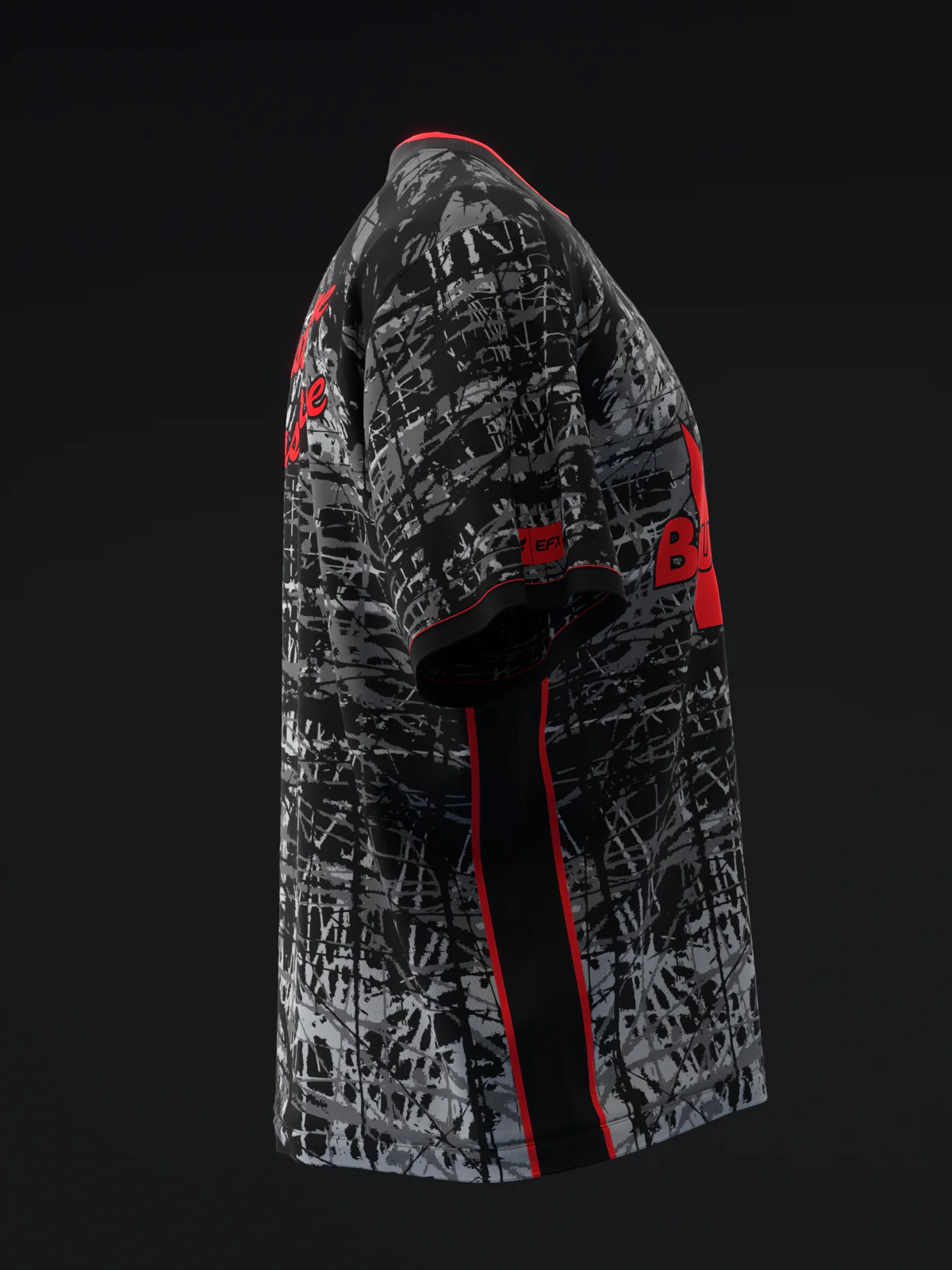 Brunswick - Melee Jab Carbon - Bowling Jersey - Image 4