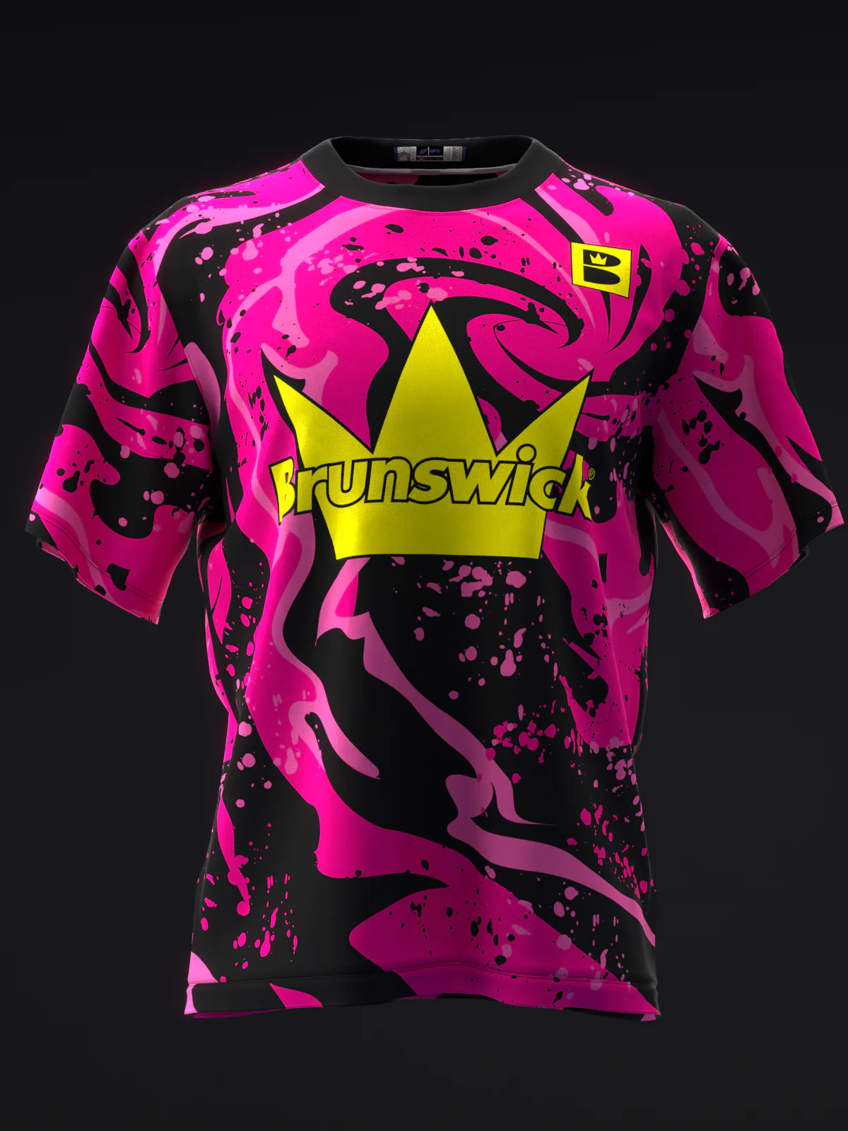 Brunswick - Twist Pink Black - Bowling Jersey - Image 2