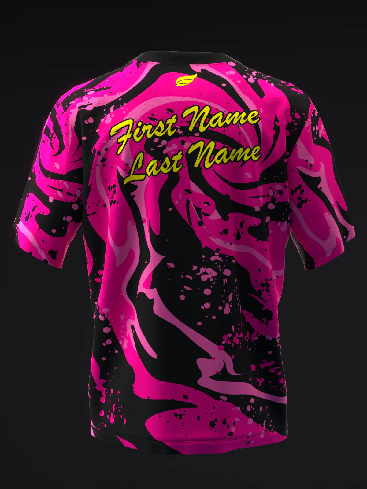 Brunswick - Twist Pink Black - Bowling Jersey - Image 5