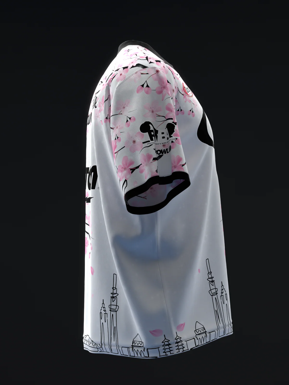 Bryanna Cote 2025 - Chapan Silver Pink - Bowling Jersey - Image 4
