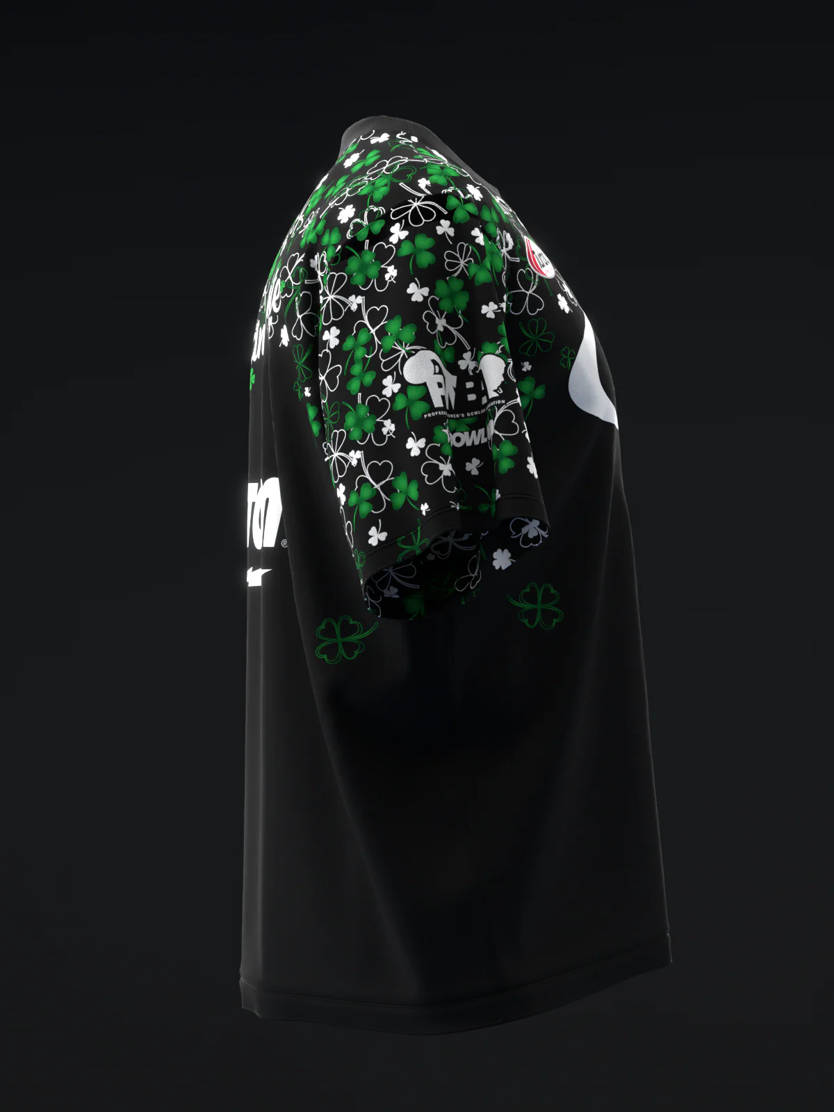 Bryanna Cote 2025 - Cloutlines Black Green - Bowling Jersey - Image 3