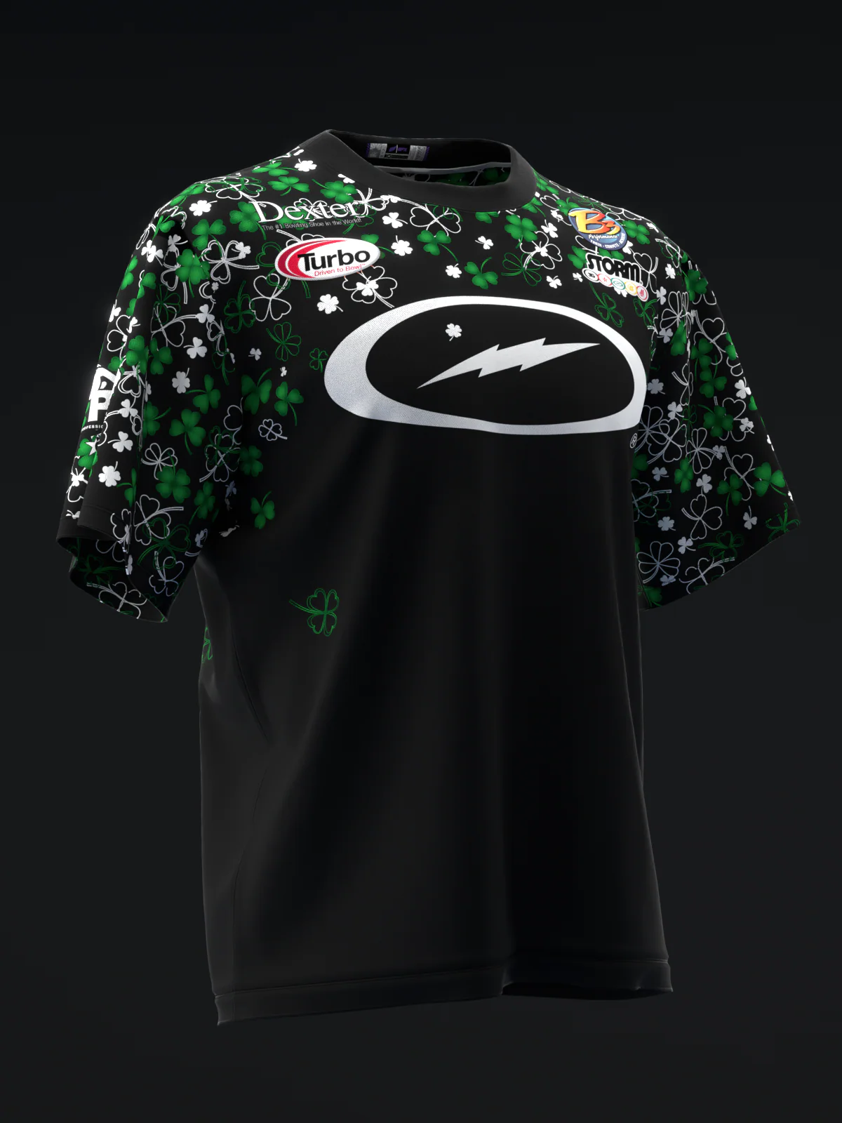 Bryanna Cote 2025 - Cloutlines Black Green - Bowling Jersey - Image 4