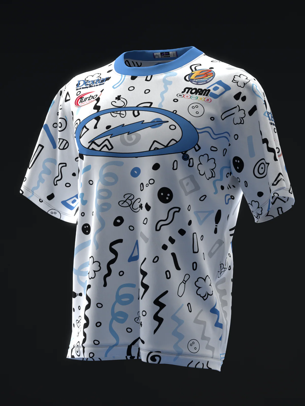 Bryanna Cote 2025 - Collage BW - Bowling Jersey