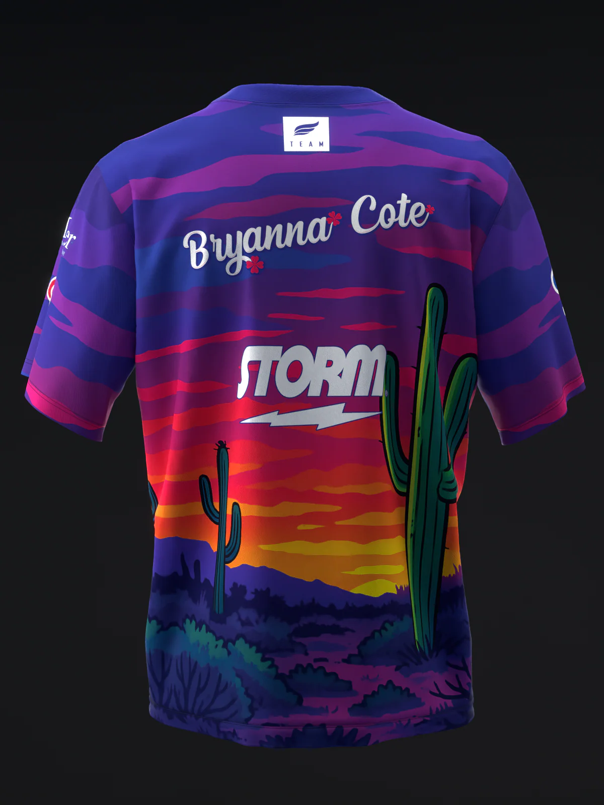 Bryanna Cote 2025 - Simpson Sunset - Bowling Jersey - Image 5