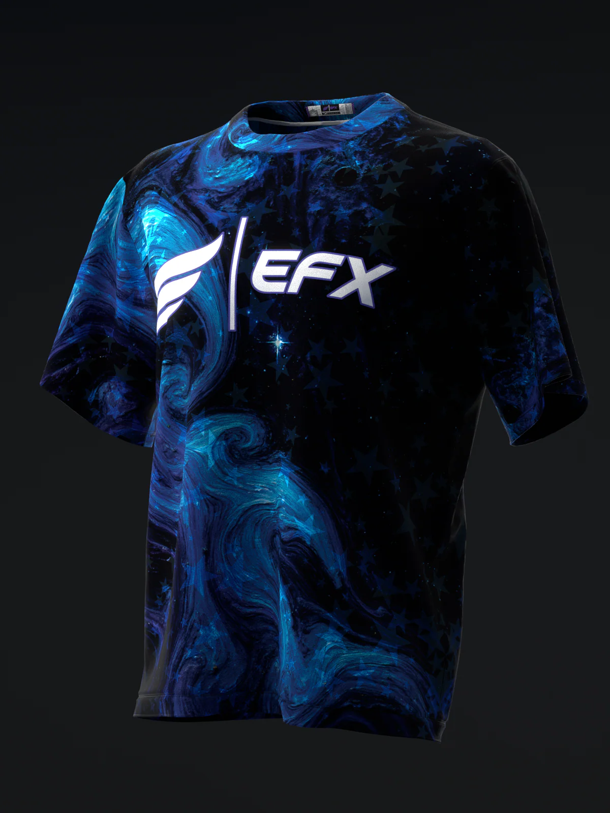 Chaos Gleams - Black Blue - Bowling Jersey