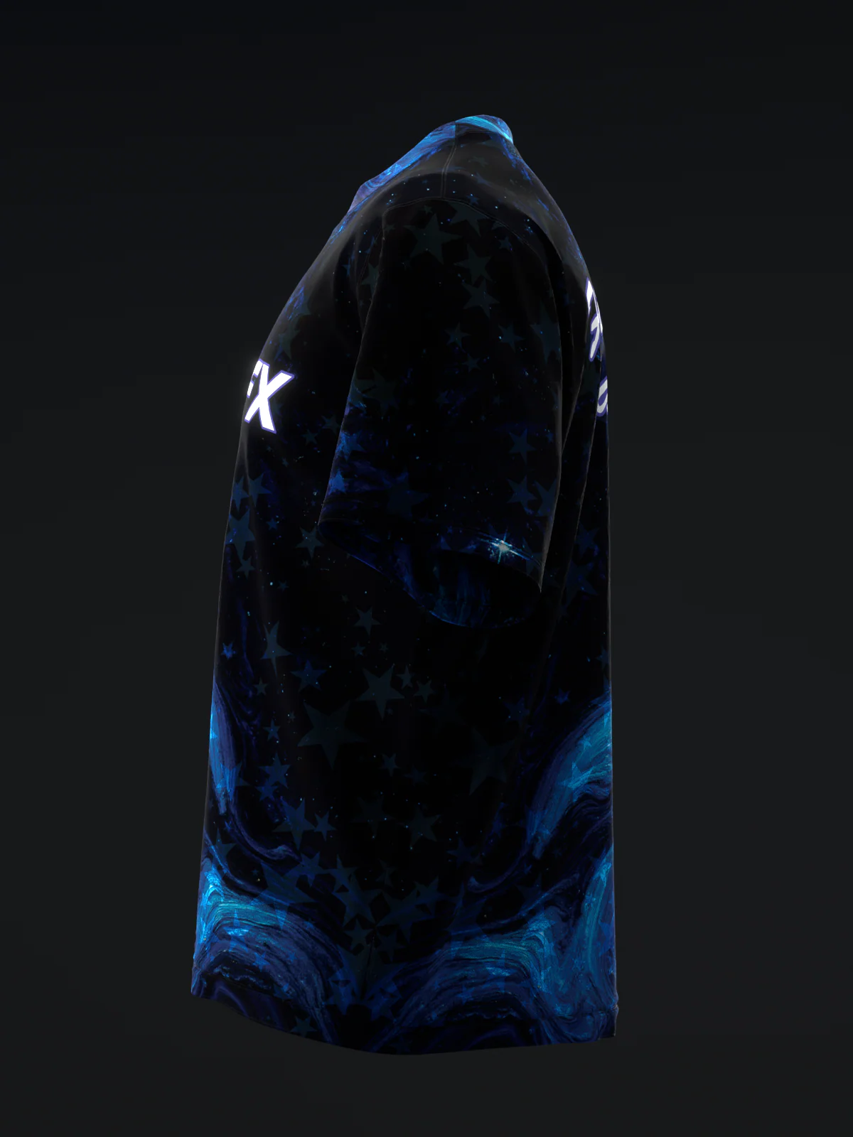Chaos Gleams - Black Blue - Bowling Jersey - Image 6