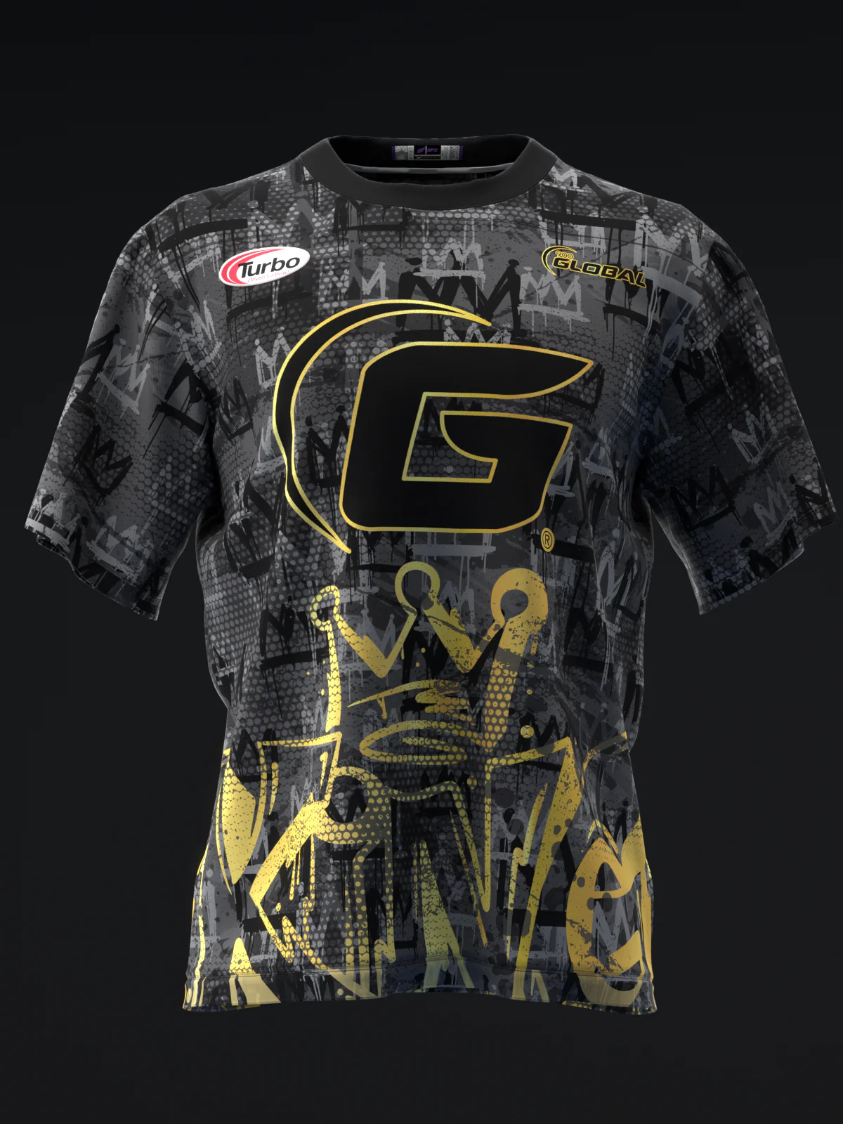 Chris Mcmillan 2025 - Gkr Remix Black Gold - Bowling Jersey - Image 2