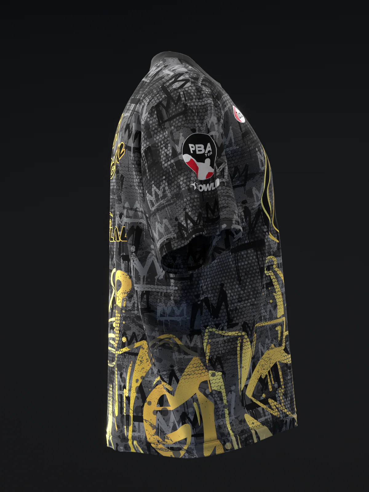Chris Mcmillan 2025 - Gkr Remix Black Gold - Bowling Jersey - Image 4