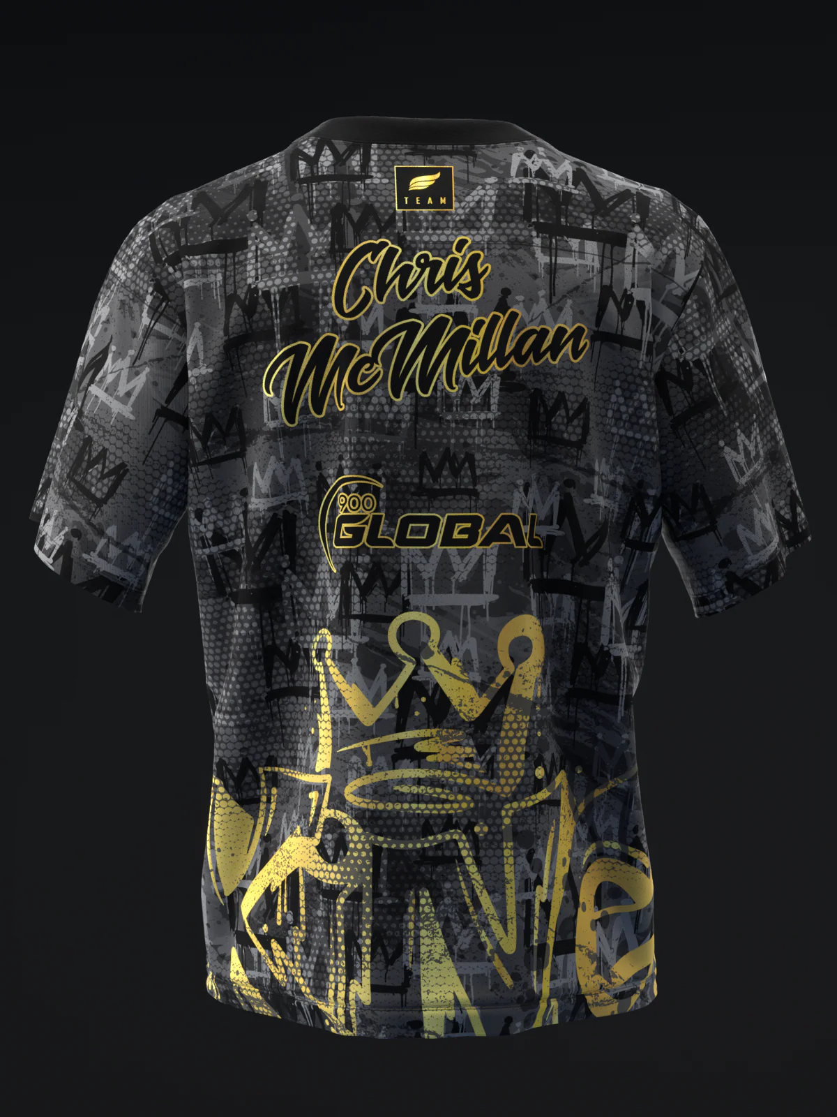 Chris Mcmillan 2025 - Gkr Remix Black Gold - Bowling Jersey - Image 5