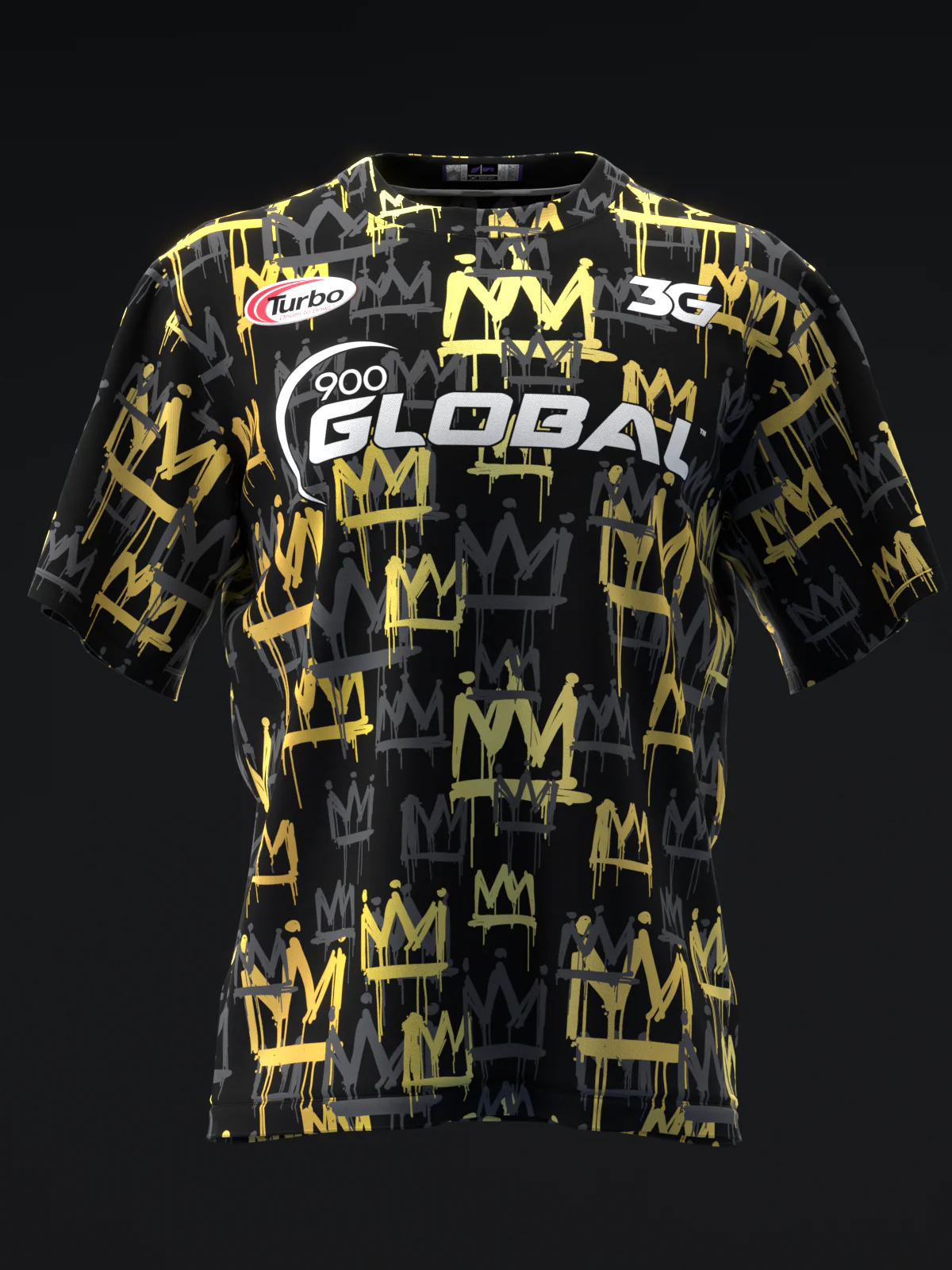 Chris Mcmillan 2024 - Gold King Remix Black - Bowling Jersey - Image 2