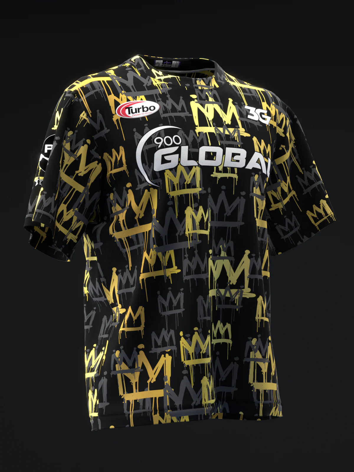 Chris Mcmillan 2024 - Gold King Remix Black - Bowling Jersey - Image 3