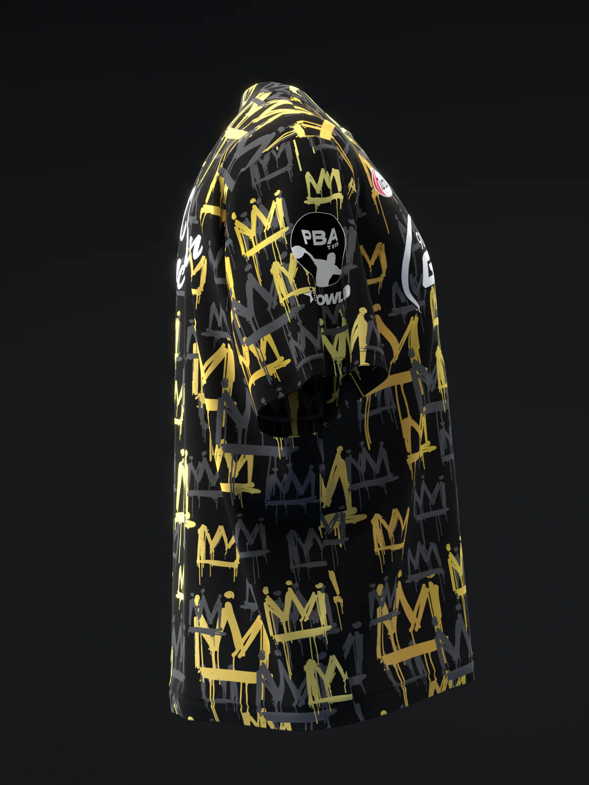 Chris Mcmillan 2024 - Gold King Remix Black - Bowling Jersey - Image 4