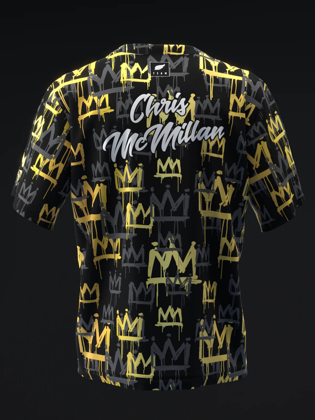 Chris Mcmillan 2024 - Gold King Remix Black - Bowling Jersey - Image 5