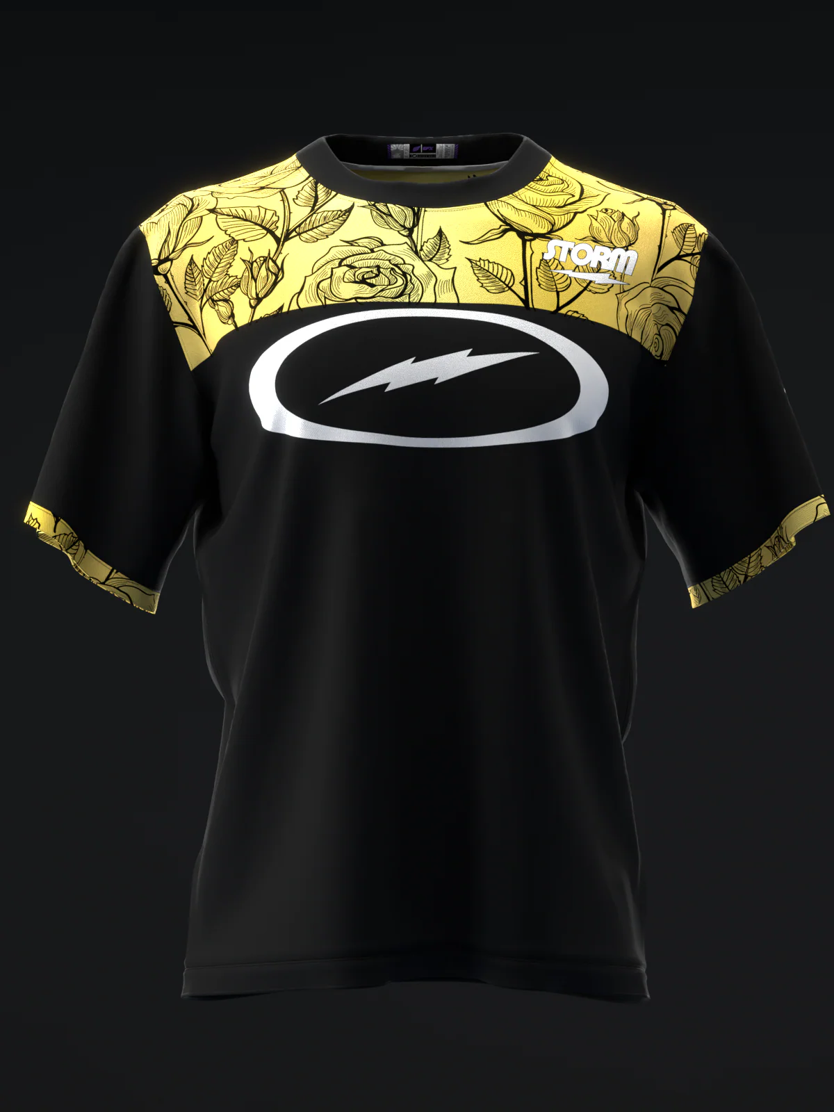 Chris Mcmillan 2026 - Floral 2Tone Colorway Gold - Bowling Jersey - Image 2