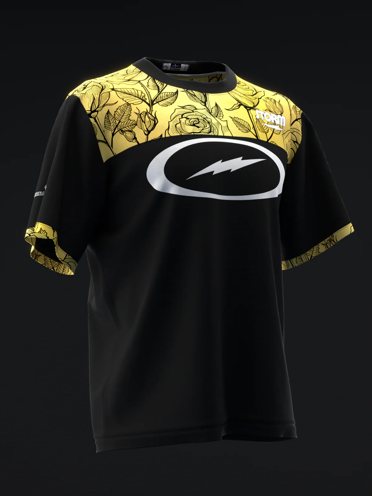Chris Mcmillan 2026 - Floral 2Tone Colorway Gold - Bowling Jersey - Image 3