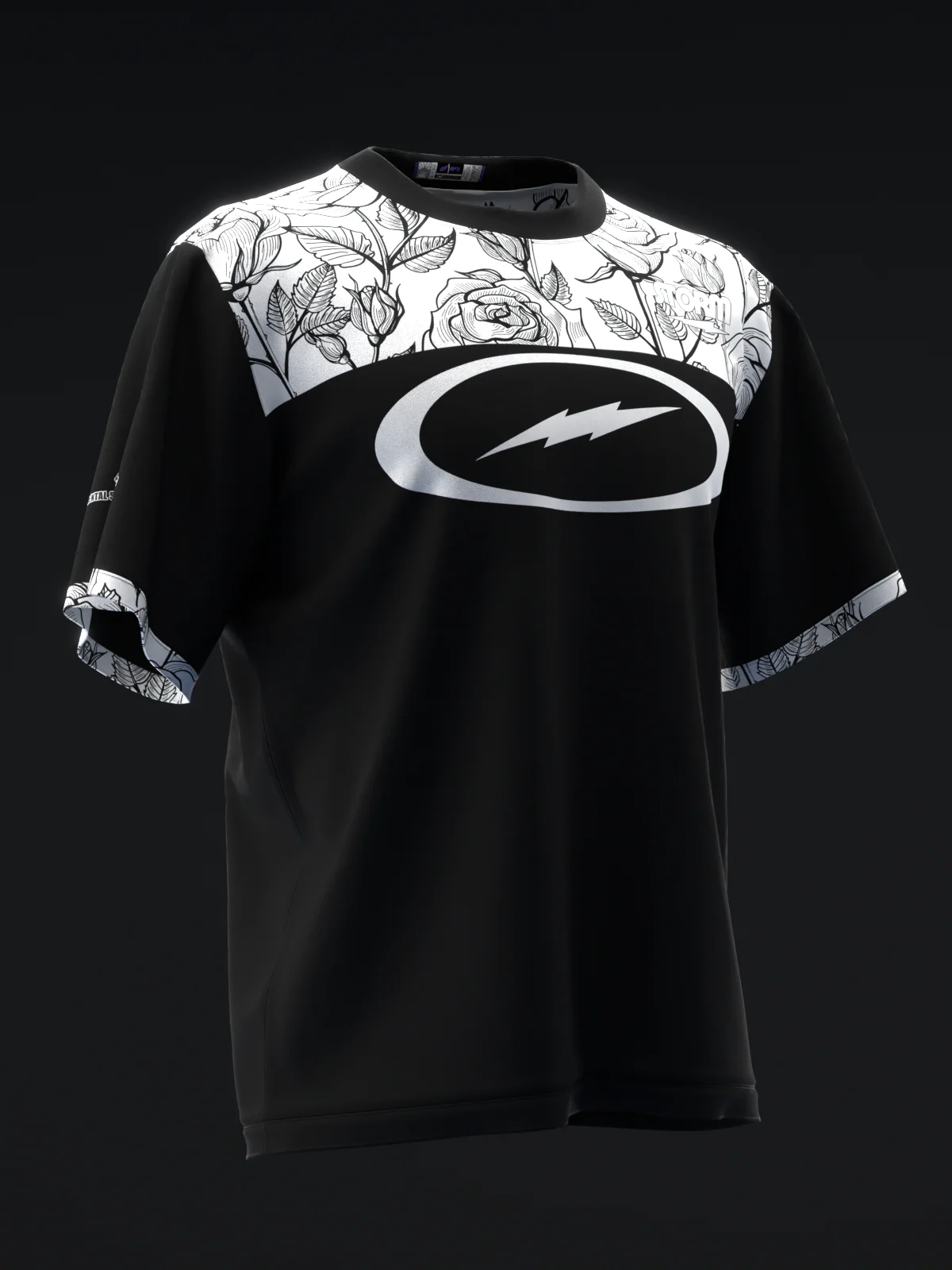 Chris Mcmillan 2026 - Floral 2Tone Colorway White - Bowling Jersey - Image 3