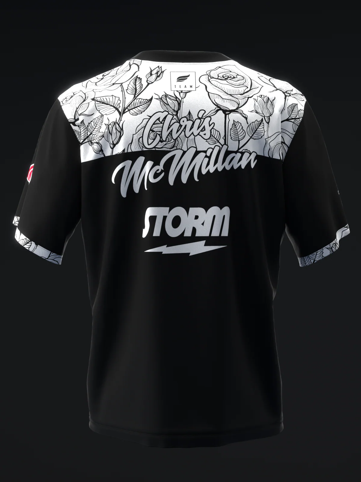 Chris Mcmillan 2026 - Floral 2Tone Colorway White - Bowling Jersey - Image 5