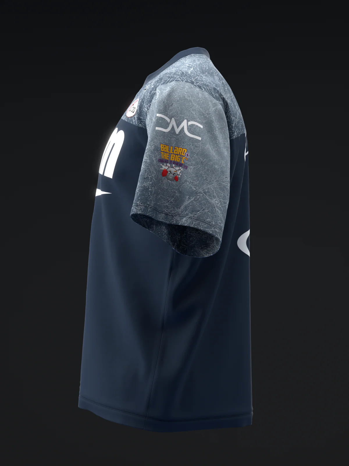 Chris Via 2023 - Scratchy Navy - Bowling Jersey - Image 6