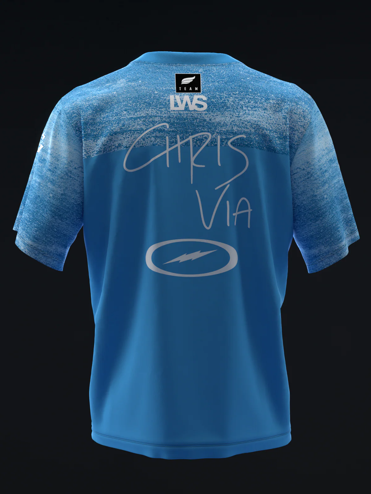 Chris Via 2024 - Chalk Water - Bowling Jersey - Image 5