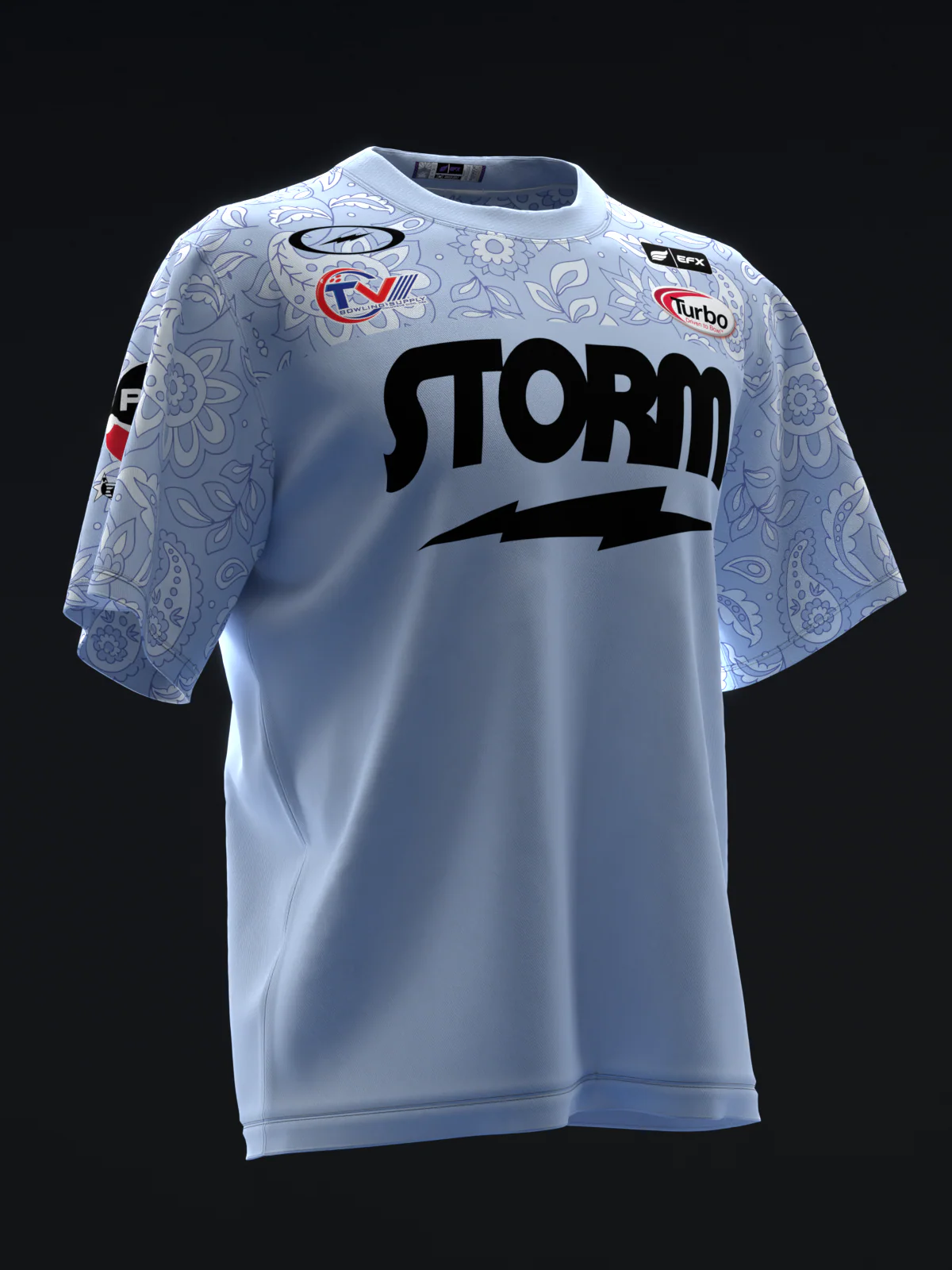 Chris Via 2024 - Mosaic Paisley - Bowling Jersey - Image 3
