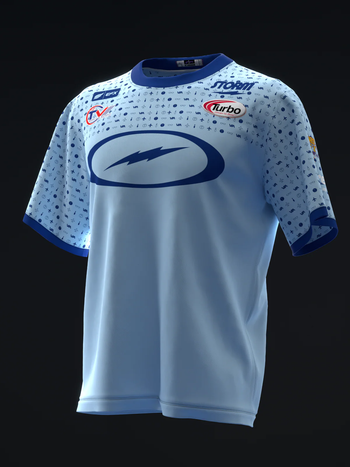 Chris Via 2026 - Travel Collage - Bowling Jersey